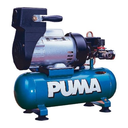 Puma , Portable Electric Air Compressor, 1 HP, 1.5 Gallon, Hot Dog, 2.2 CFM LA5706